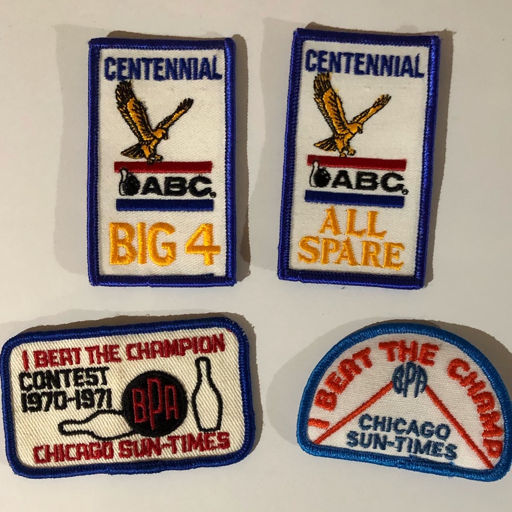 ❤️VINTAGE Bowling Patches 💙